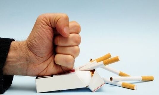 quitting smoking to prevent pain in the knuckles