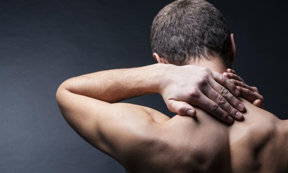 Self-massage of the neck for pain